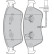 Brake Pad Set, disc brake 598845 Valeo, Thumbnail 2