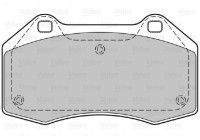 Brake Pad Set, disc brake 598861 Valeo