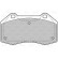 Brake Pad Set, disc brake 598861 Valeo