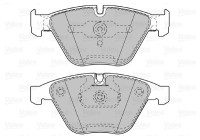 Brake Pad Set, disc brake 598898 Valeo