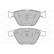 Brake Pad Set, disc brake 598898 Valeo