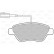 Brake Pad Set, disc brake 598913 Valeo