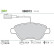 Brake Pad Set, disc brake 598913 Valeo