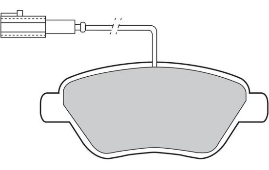 Brake Pad Set, disc brake 598913 Valeo, Image 2