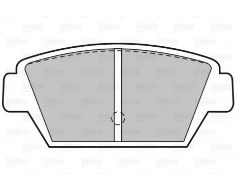 Brake Pad Set, disc brake 598964 Valeo