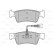 Brake Pad Set, disc brake 598967 Valeo