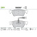 Brake Pad Set, disc brake 598967 Valeo