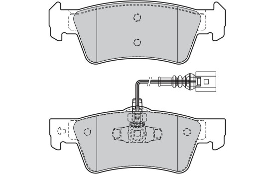 Brake Pad Set, disc brake 598967 Valeo, Image 2