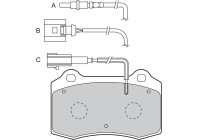 Brake Pad Set, disc brake 598988 Valeo