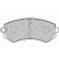 Brake Pad Set, disc brake 601002 Valeo