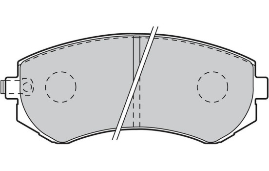 Brake Pad Set, disc brake 601002 Valeo, Image 2