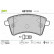 Brake Pad Set, disc brake 601010 Valeo