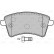 Brake Pad Set, disc brake 601010 Valeo, Thumbnail 2