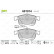 Brake Pad Set, disc brake 601014 Valeo