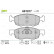 Brake Pad Set, disc brake 601017 Valeo