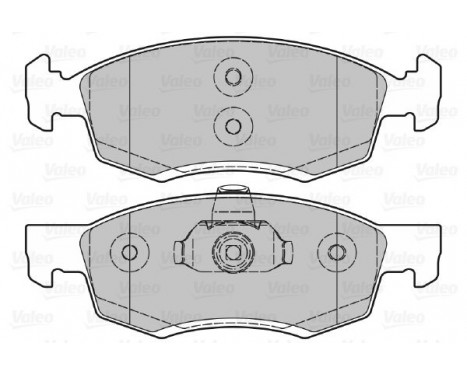 Brake Pad Set, disc brake 601017 Valeo, Image 2