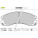 Brake Pad Set, disc brake 601020 Valeo