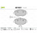 Brake Pad Set, disc brake 601031 Valeo, Thumbnail 2