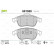 Brake Pad Set, disc brake 601050 Valeo