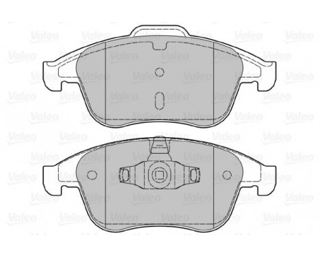 Brake Pad Set, disc brake 601050 Valeo, Image 2