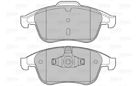 Brake Pad Set, disc brake 601050 Valeo, Image 2