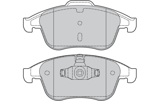 Brake Pad Set, disc brake 601050 Valeo, Image 2