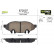 Brake Pad Set, disc brake 872007 Valeo, Thumbnail 2