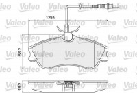 Brake Pad Set, disc brake 872124 Valeo