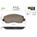 Brake Pad Set, disc brake 872147 Valeo, Thumbnail 2