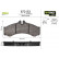 Brake Pad Set, disc brake 872153 Valeo, Thumbnail 3