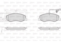 Brake Pad Set, disc brake 872172 Valeo