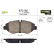 Brake Pad Set, disc brake 872192 Valeo, Thumbnail 2