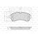 Brake Pad Set, disc brake 872200 Valeo