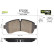 Brake Pad Set, disc brake 872200 Valeo, Thumbnail 2
