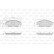 Brake Pad Set, disc brake 872225 Valeo