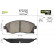 Brake Pad Set, disc brake 872225 Valeo, Thumbnail 2