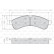 Brake Pad Set, disc brake 872231 Valeo