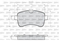 Brake Pad Set, disc brake 872232 Valeo