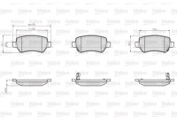 Brake Pad Set, disc brake 872417 Valeo