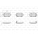 Brake Pad Set, disc brake 872417 Valeo
