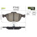 Brake Pad Set, disc brake 872440 Valeo, Thumbnail 2