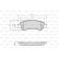 Brake Pad Set, disc brake 872465 Valeo