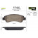 Brake Pad Set, disc brake 872465 Valeo, Thumbnail 2