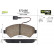 Brake Pad Set, disc brake 872466 Valeo, Thumbnail 2