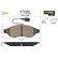 Brake Pad Set, disc brake 872468 Valeo, Thumbnail 2