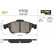 Brake Pad Set, disc brake 872538 Valeo, Thumbnail 2