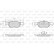 Brake Pad Set, disc brake 872576 Valeo