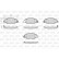 Brake Pad Set, disc brake 872577 Valeo