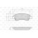 Brake Pad Set, disc brake 872599 Valeo