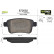 Brake Pad Set, disc brake 872692 Valeo, Thumbnail 2